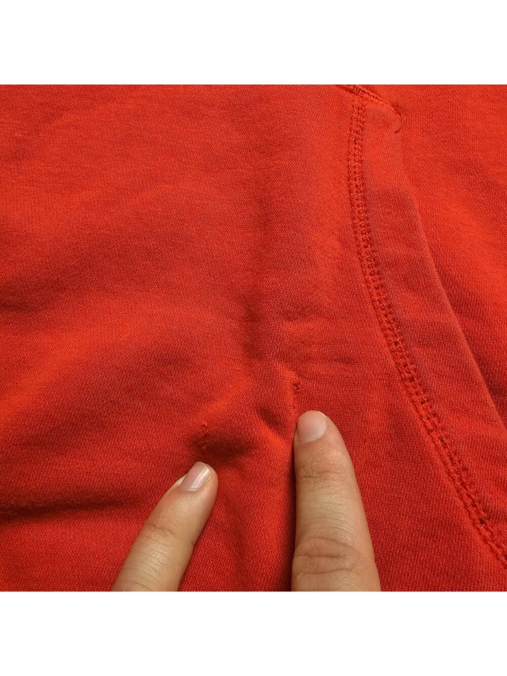 Reebok Hoodie Mens Small Red Cotton Blend Pullover Sweatshirt Athleticwear - Picture 7 of 8